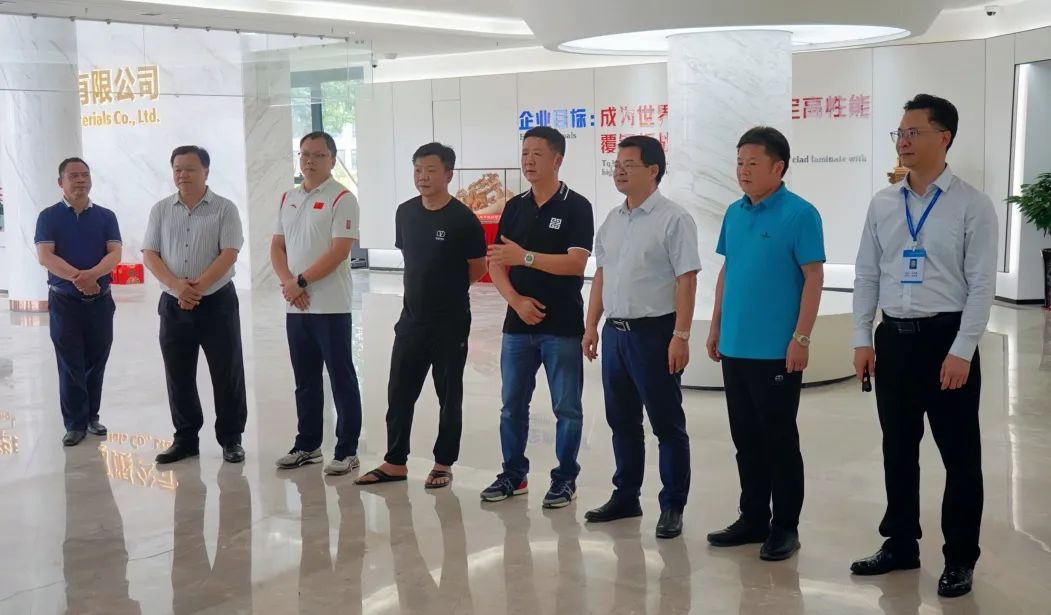 立讯精密王来胜副董事长一行到球友会材料考察